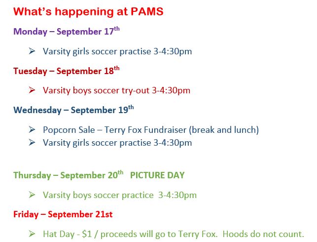 whats happening at PAMS Sept 17 - 21.JPG
