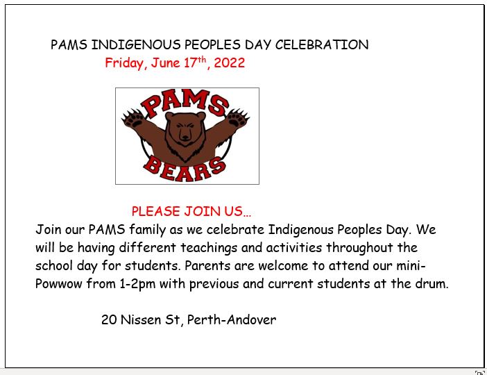 Indigenous Peoples day at PAMS - June 17th.JPG