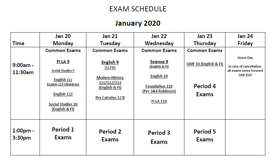 January Exam Schedule.JPG